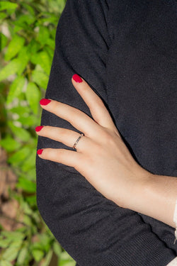 Bague Lucciole Pomellato Or Blanc Diamant - Castafiore