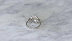 Bague Marguerite Diamants 1,60 Cts Art Deco - Castafiore
