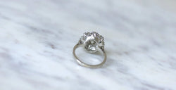 Bague marguerite diamants 2 carats - Castafiore