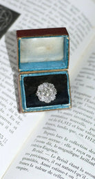 Bague marguerite diamants 2 carats - Castafiore