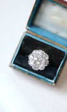 Bague marguerite diamants 2 carats - Castafiore