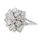 Bague Marguerite en or blanc et diamant - Castafiore