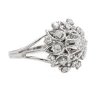 Bague Marguerite en or blanc et diamant - Castafiore