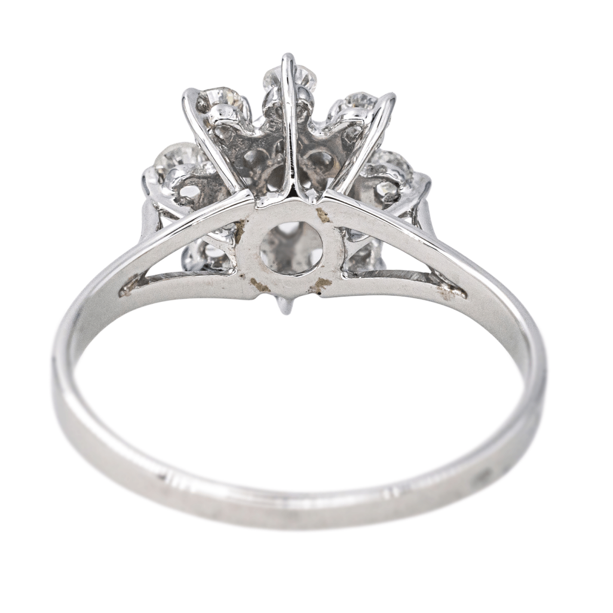 Bague Marguerite en or blanc et diamant - Castafiore
