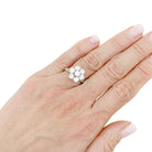 Bague Marguerite en or blanc et diamant - Castafiore