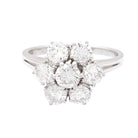 Bague Marguerite en or blanc et diamant - Castafiore