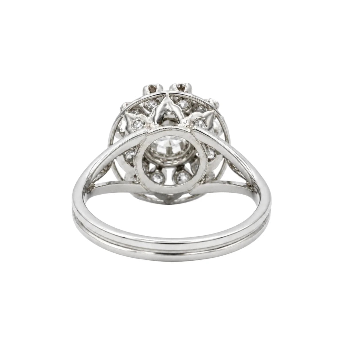 Bague Marguerite en or blanc et diamants - Castafiore