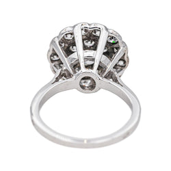 Bague Marguerite en or blanc et diamants - Castafiore