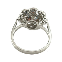 Bague Marguerite en or blanc et diamants - Castafiore