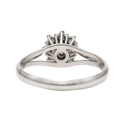 Bague Marguerite en or blanc et diamants - Castafiore