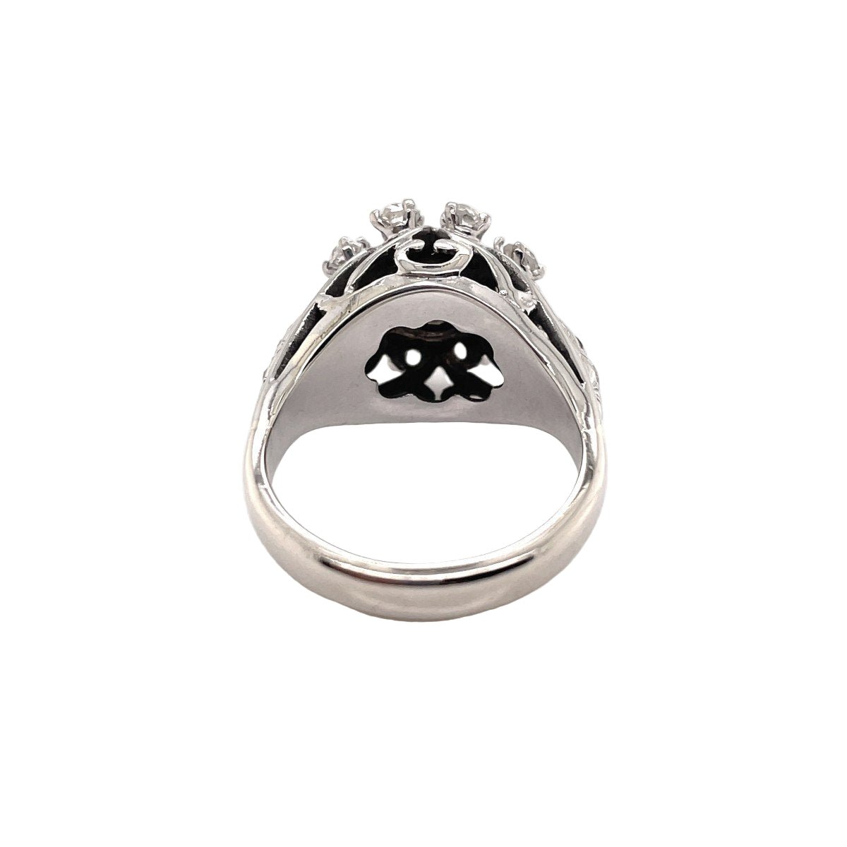 Bague Marguerite en or blanc et diamants - Castafiore