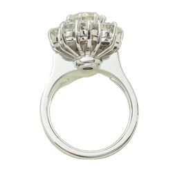 Bague Marguerite en or blanc et diamants - Castafiore