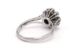 Bague Marguerite en or blanc et diamants - Castafiore