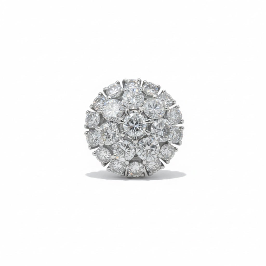 Bague Marguerite en or blanc et diamants - Castafiore