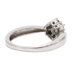 Bague Marguerite en or blanc et diamants - Castafiore