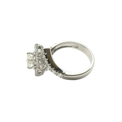 Bague Marguerite en or blanc et diamants - Castafiore