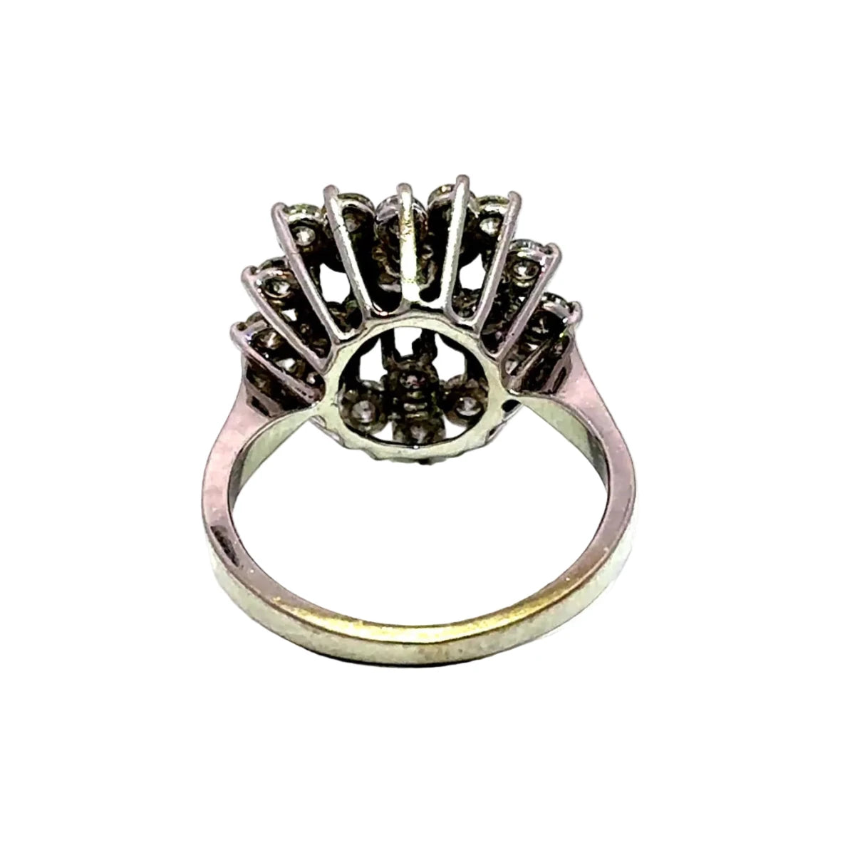 Bague Marguerite en or blanc et diamants - Castafiore