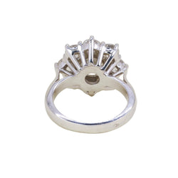 Bague Marguerite en or blanc et diamants - Castafiore