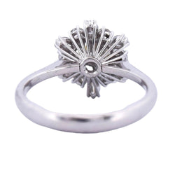 Bague Marguerite en or blanc et diamants - Castafiore