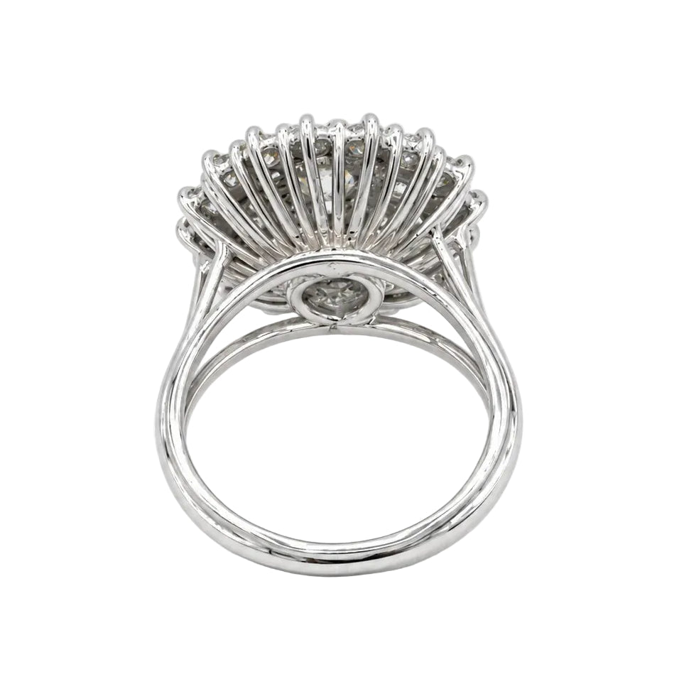 Bague Marguerite en or blanc et diamants - Castafiore