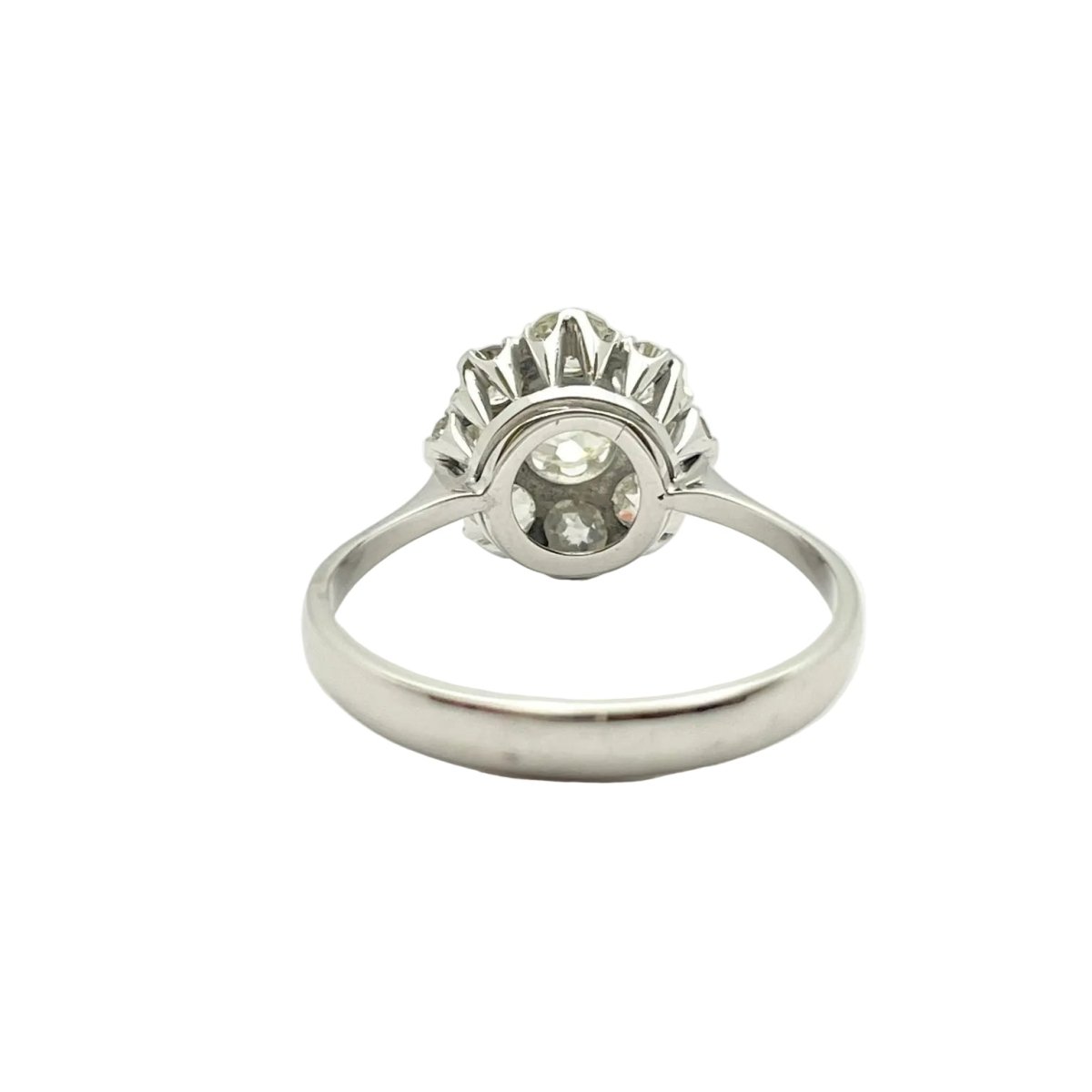 Bague Marguerite en or blanc et diamants - Castafiore