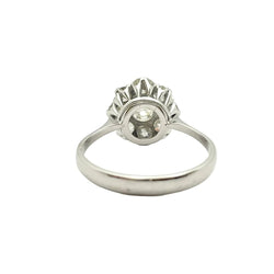 Bague Marguerite en or blanc et diamants - Castafiore