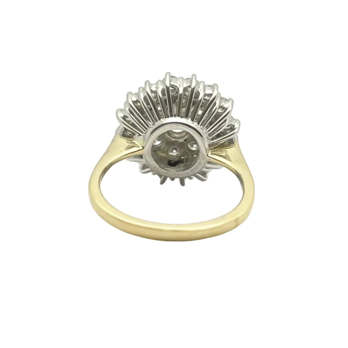 Bague Marguerite en or blanc, or jaune et diamants - Castafiore
