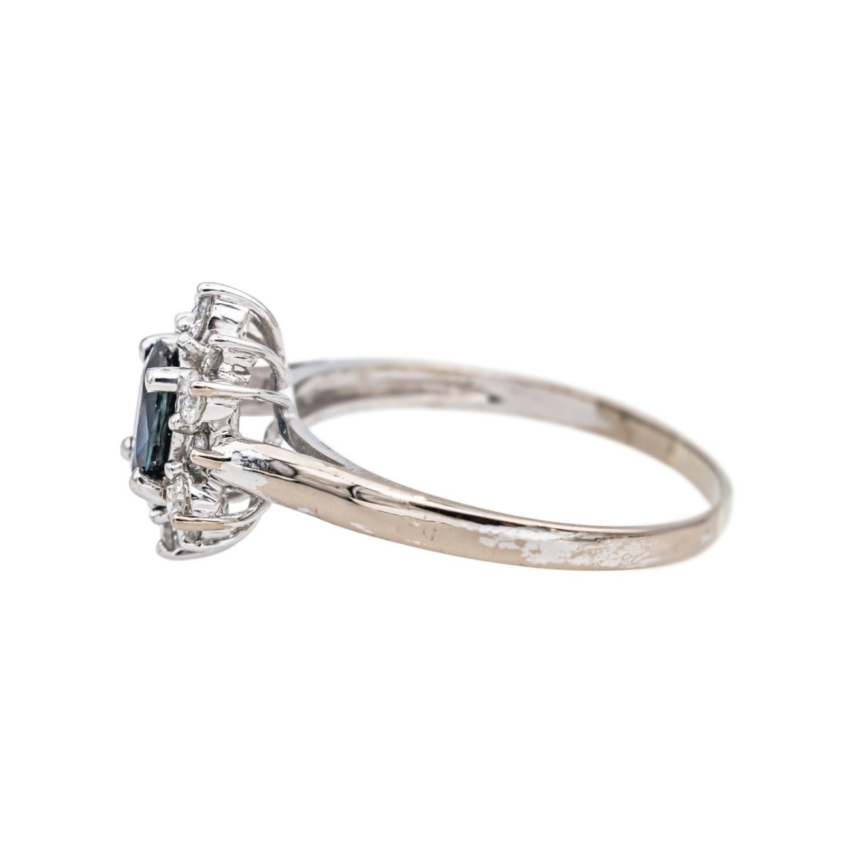 Ring Margueritte White gold Sapphire 