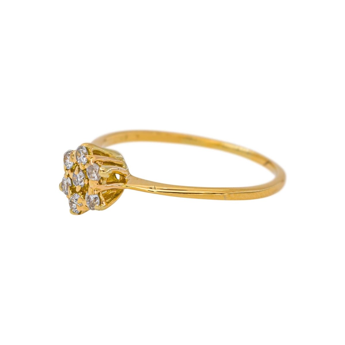 Bague Marguerite en or jaune et diamants - Castafiore