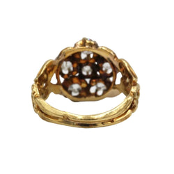 Bague Marguerite en or jaune et diamants - Castafiore