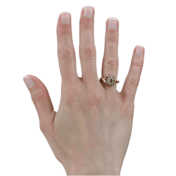 Bague Marguerite en or jaune et diamants - Castafiore