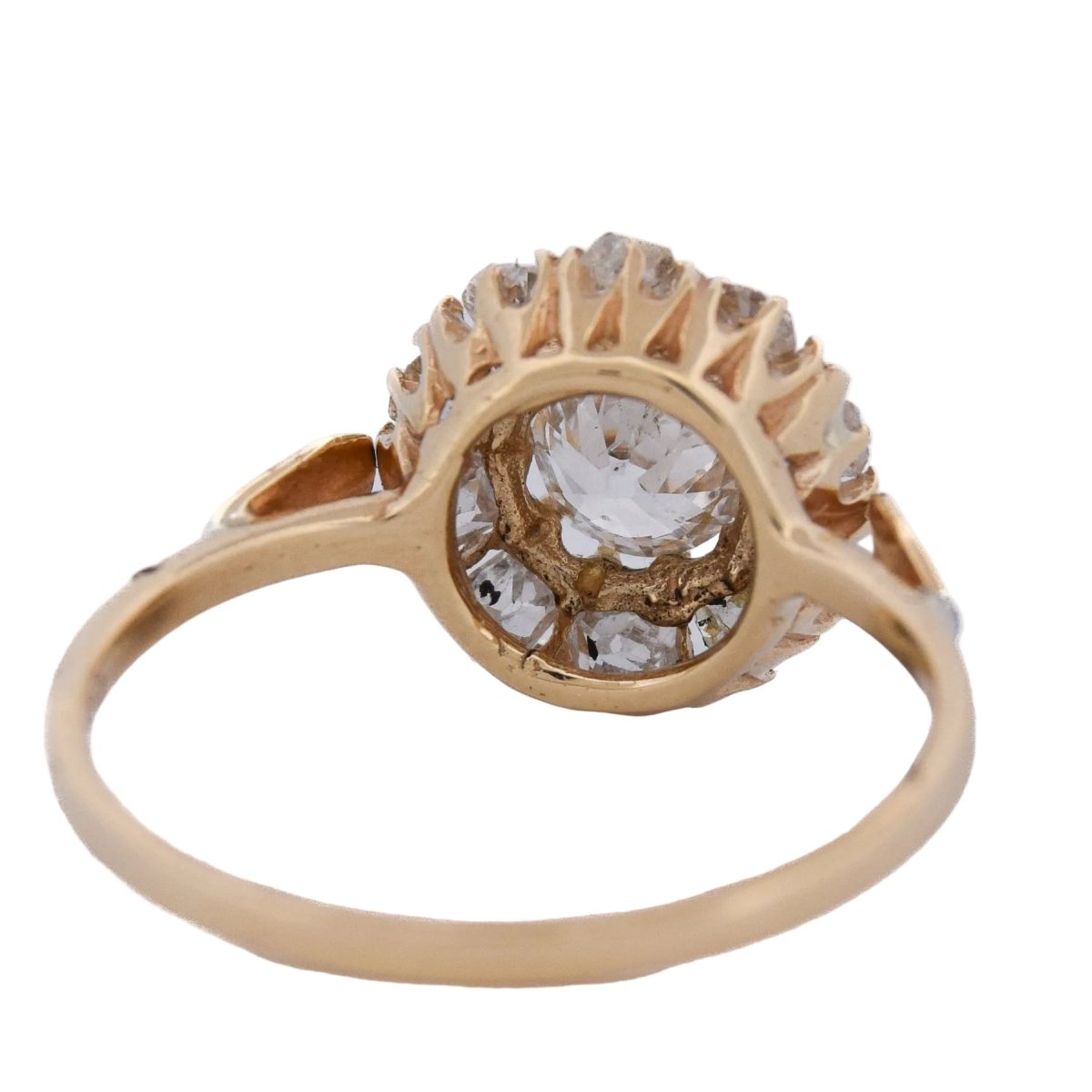 Bague Marguerite en or jaune et diamants - Castafiore