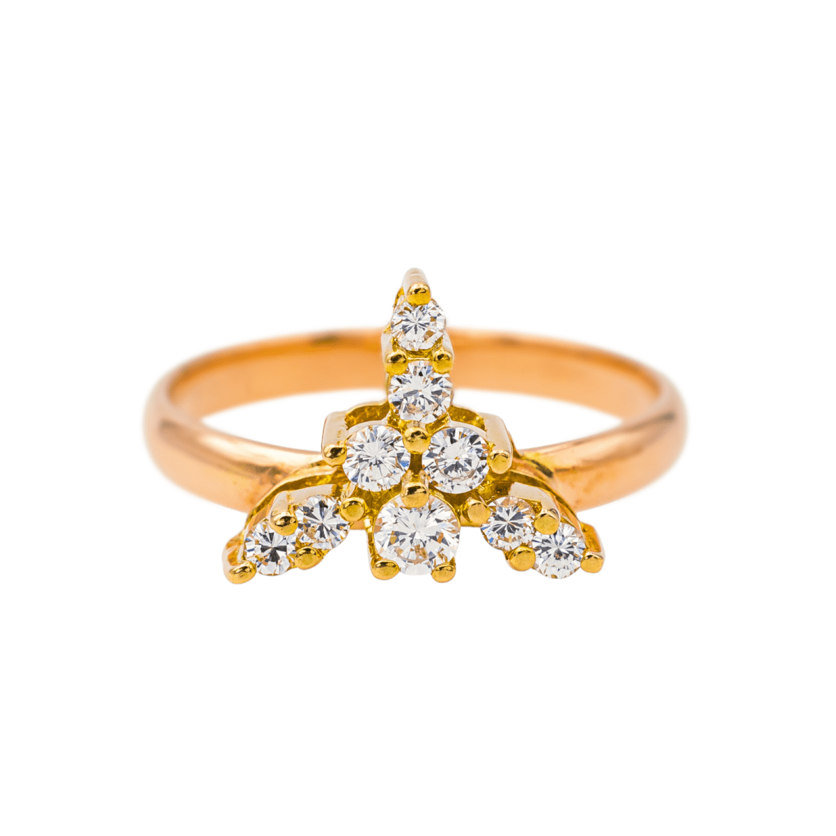 Bague Marguerite en or jaune et diamants - Castafiore
