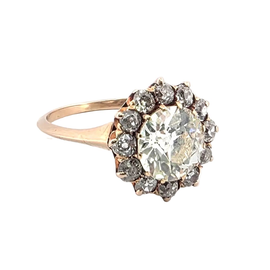 Bague Marguerite en or jaune et diamants - Castafiore
