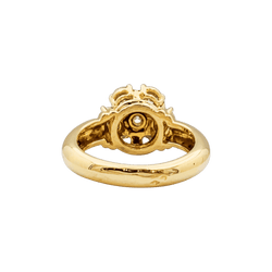 Bague Marguerite en or jaune et diamants - Castafiore