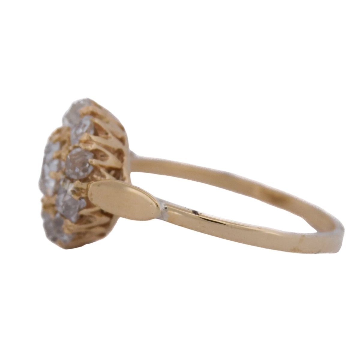 Bague Marguerite en or jaune et diamants - Castafiore