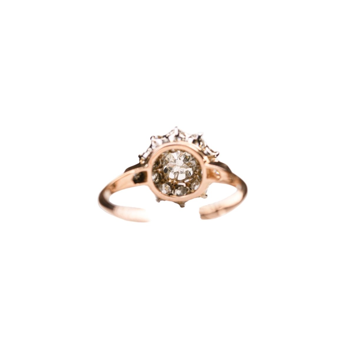 Bague Marguerite en or jaune et diamants - Castafiore