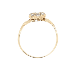 Bague Marguerite en or jaune et diamants - Castafiore