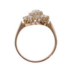 Bague Marguerite en or rose et diamants - Castafiore