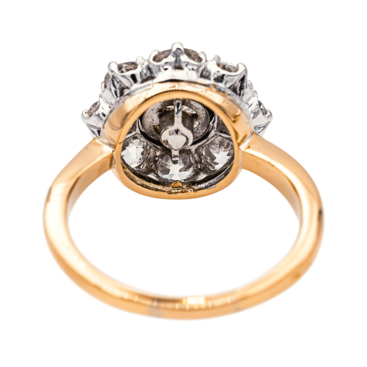 Bague Marguerite en or rose, platine et diamants - Castafiore