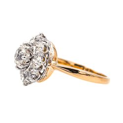 Bague Marguerite en or rose, platine et diamants - Castafiore