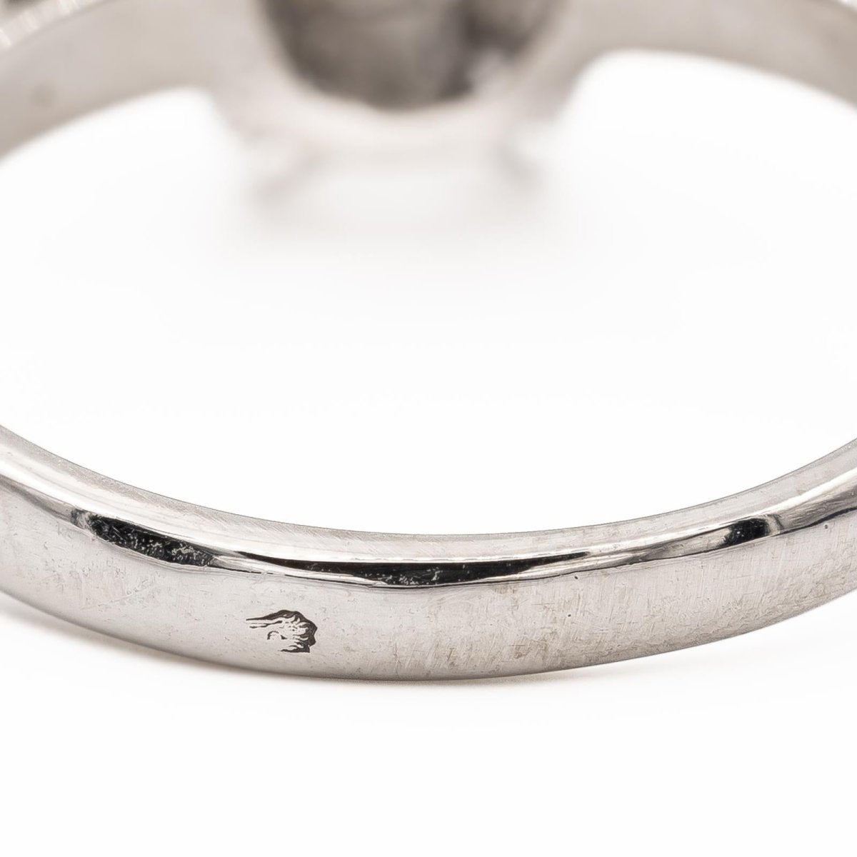 Bague Marguerite Or blanc Diamant - Castafiore