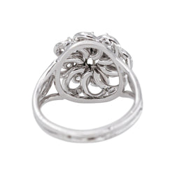 Bague Marguerite Or blanc Diamant - Castafiore