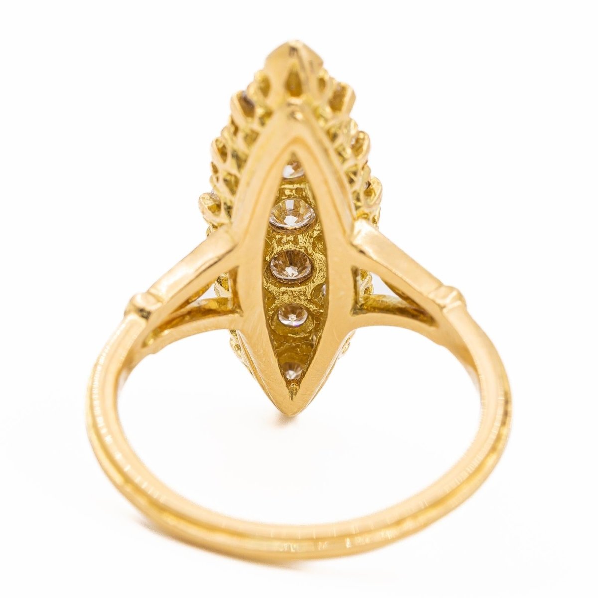 Bague Marguerite Or jaune Diamant - Castafiore