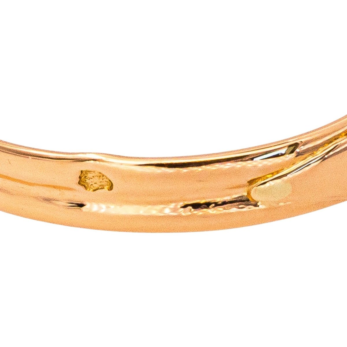 Bague Marguerite Or rose Diamant - Castafiore