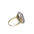 Bague marguerite saphir entourage diamants - Castafiore