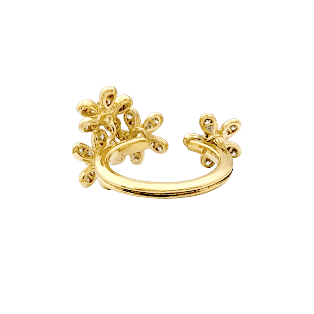 Bague Marguerite VAN CLEEF & ARPELS "Socrate" en or jaune et diamants - Castafiore