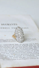 Bague marquise diamants 4,75 Cts - Castafiore