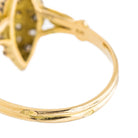 Bague Marquise en or jaune et diamant - Castafiore