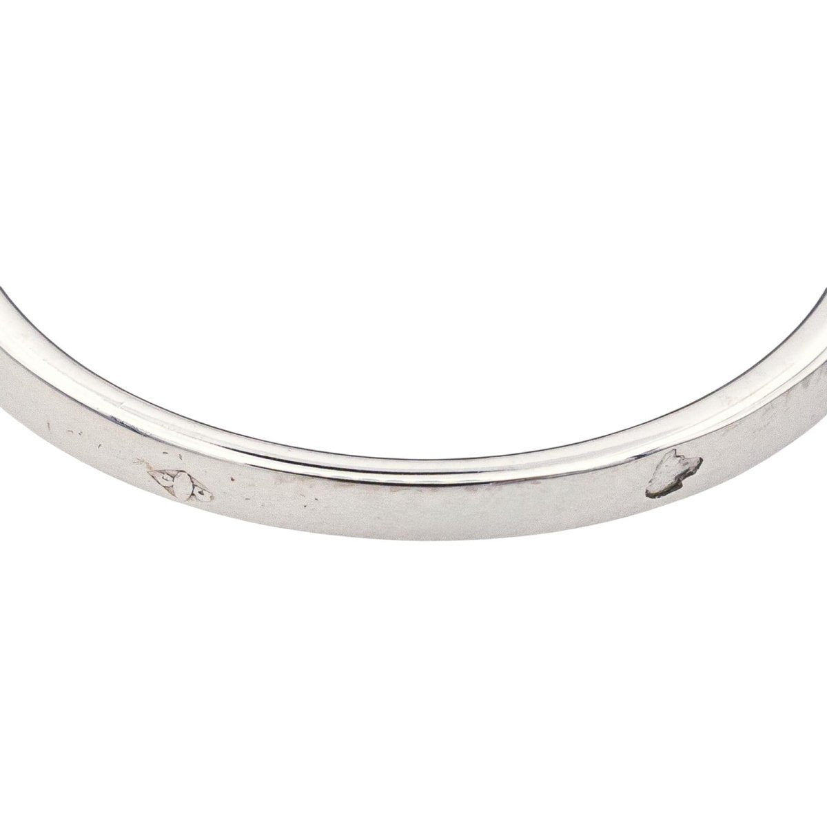 Bague Marquise en platine, saphir et diamants - Castafiore